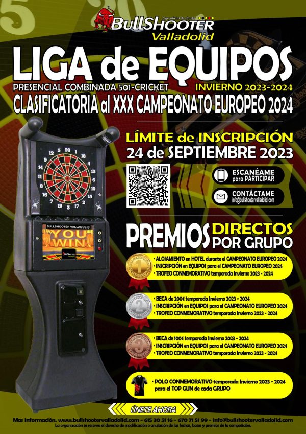 LIGA EQUIPOS PRESENCIAL INVIERNO -2023